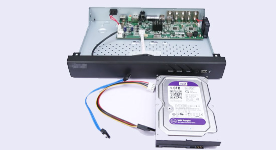 دستگاه dvr هارد را شناسایی نمیکند
