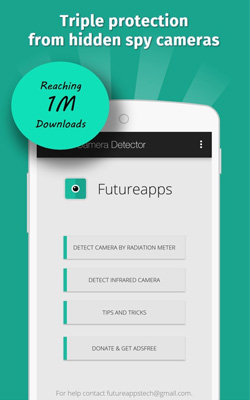 نرم افزار دوربین یاب اندروید